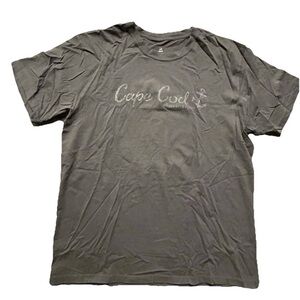 Men’s Cuffy’s Of Cape Cod Short Sleeve Brown T Shirt Size XL